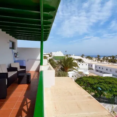 Apartment Belinda With Sea View, Sat-tv, Wifi, Only 200m From Playa Grande Lanzarote Island